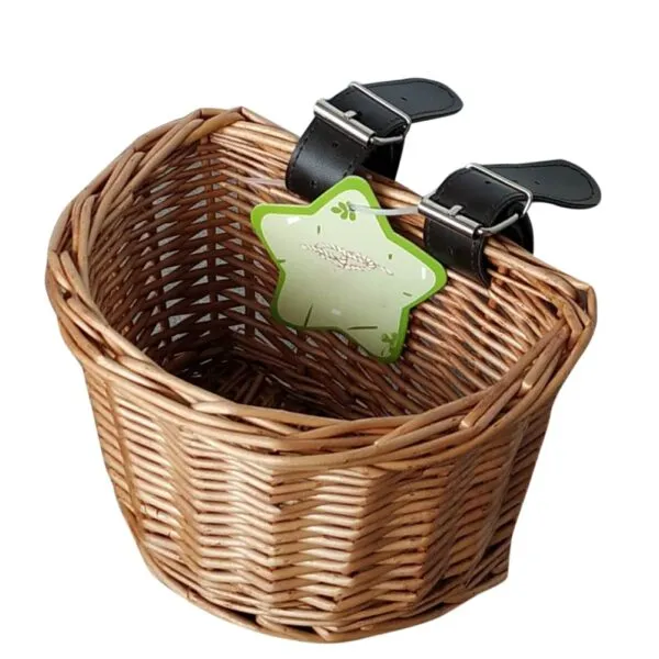 Fahrradkorb aus Rattan für Kinder