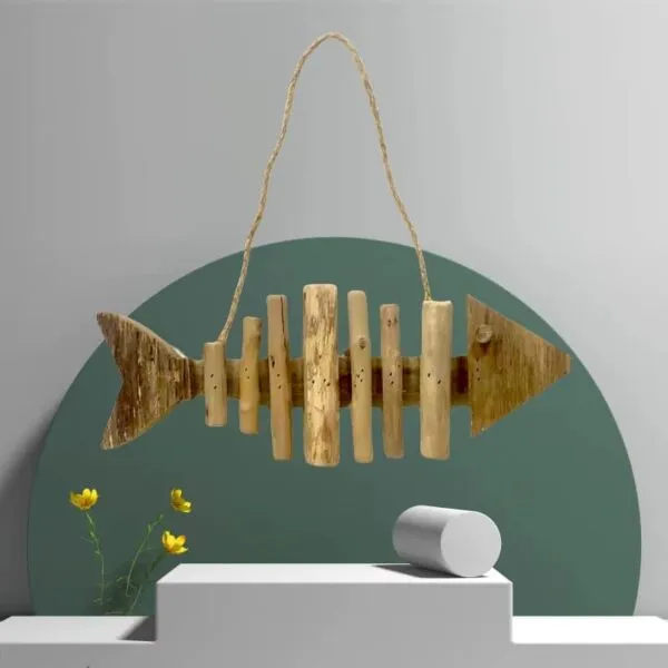 Fisch-Wanddeko aus Holz Fisch-Wanddeko aus Holz