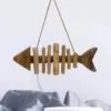 Fisch-Wanddeko aus Holz Fisch-Wanddeko aus Holz