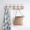 Garderobenhaken aus Rattan, 5 Haken Garderobenhaken aus Rattan, 5 Haken