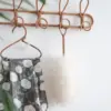 Garderobenhaken aus Rattan, 5 Haken, Vintage-Stil Garderobenhaken aus Rattan, 5 Haken, Vintage-Stil