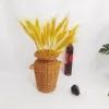 Geflochtene Rattanvase im Boho-Stil Geflochtene Rattanvase im Boho-Stil
