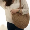 Geflochtene Strandtasche in Braun Geflochtene Strandtasche in Braun
