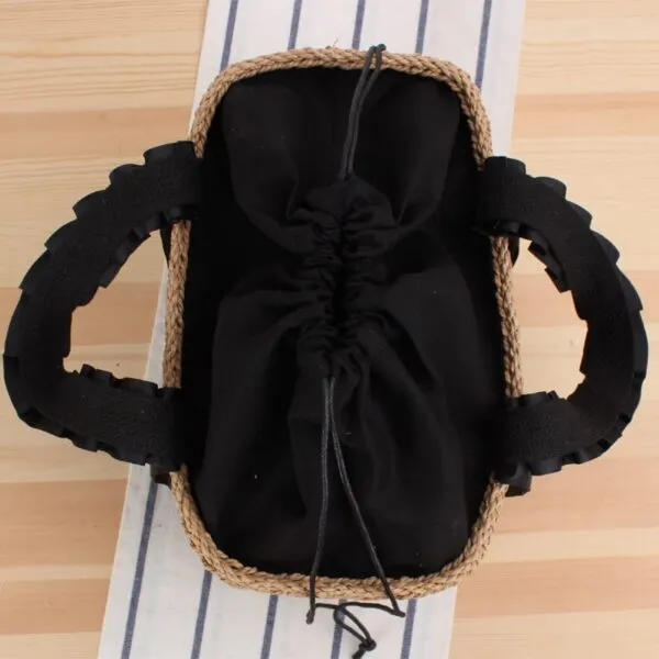 Geflochtene Strohtasche für Damen Geflochtene Strohtasche für Damen