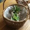 Geflochtener Aufbewahrungskorb aus Rattan