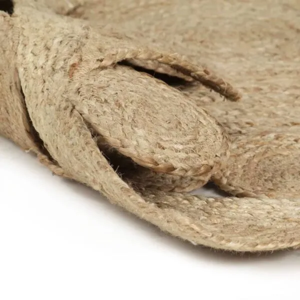 Geometrischer Rattan-Teppich mit originellem Muster Geometrischer Rattan-Teppich mit originellem Muster