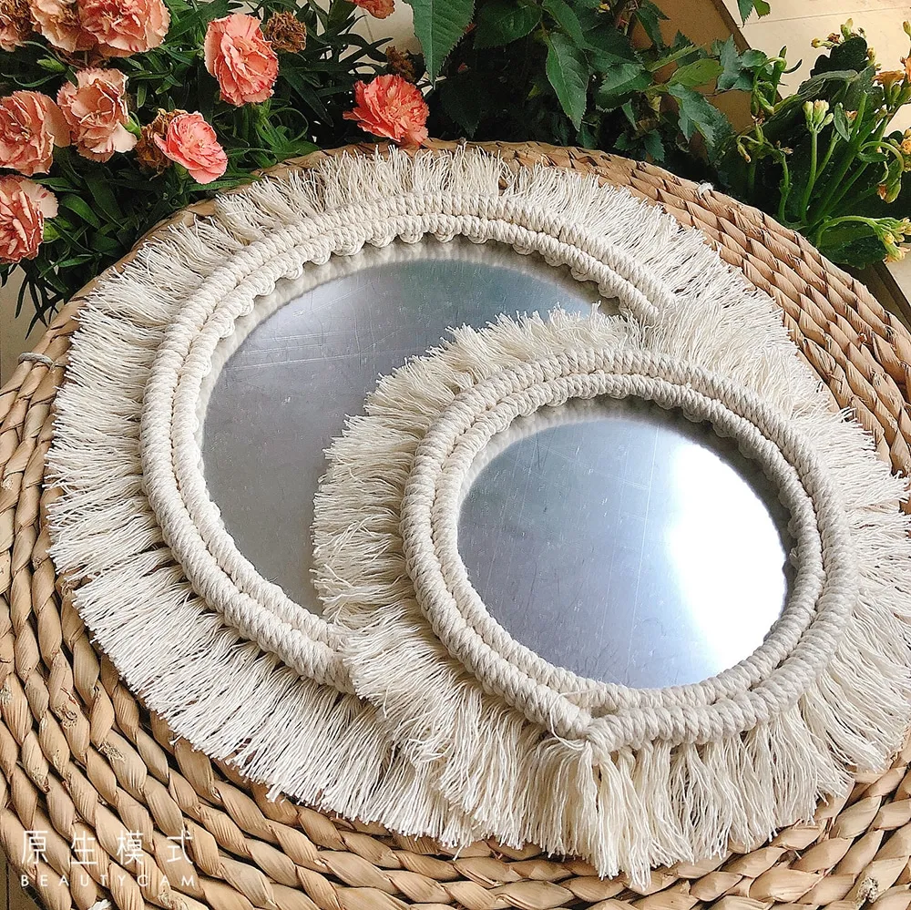 Rattan Spiegel-Set lässt Räume größer wirken