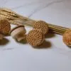 Griffe aus Buchenholz und Naturrattan für DIY Griffe aus Buchenholz und Naturrattan für DIY