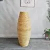 Große Naturvase aus Bambus Große Naturvase aus Bambus