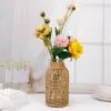 Große Weidenvase mit Glaseinsatz Große Weidenvase mit Glaseinsatz