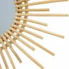 Großer Sonnenspiegel aus Rattan Großer Sonnenspiegel aus Rattan
