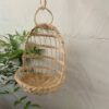 Hängeaufbewahrungskorb aus Rattan für Spielzeug, nordisch