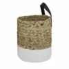 Hängekorb aus Rattan für Pflanzen Hängekorb aus Rattan für Pflanzen