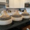 Hängelampe aus Rattan im chinesischen Stil