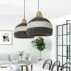 Hängelampe aus Rattan im chinesischen Stil Hängelampe aus Rattan im chinesischen Stil
