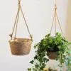 Hängepflanztopf aus Rattan Hängepflanztopf aus Rattan