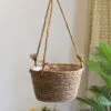 Hängepflanztopf aus Rattan Hängepflanztopf aus Rattan