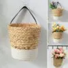 Hängevase aus Rattan Hängevase aus Rattan