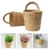 Hängevase aus Rattan Hängevase aus Rattan