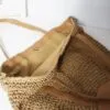 Handgeflochtene Strohtasche für Damen Handgeflochtene Strohtasche für Damen