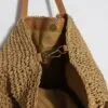 Handgeflochtene Strohtasche für Damen Handgeflochtene Strohtasche für Damen