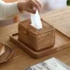 Handgeflochtener Bambus-Taschentuchbox Handgeflochtener Bambus-Taschentuchbox