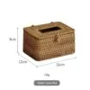 Handgeflochtener Bambus-Taschentuchbox Handgeflochtener Bambus-Taschentuchbox