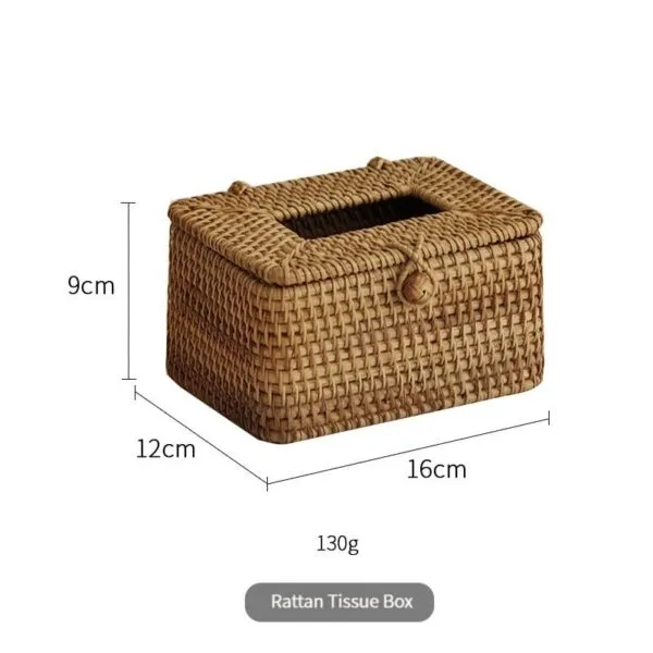 Handgeflochtener Bambus-Taschentuchbox Handgeflochtener Bambus-Taschentuchbox