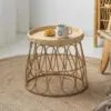 Handgeflochtener Korbstuhl aus Weide Handgeflochtener Korbstuhl aus Weide