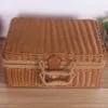 Handgeflochtener Kosmetik-Aufbewahrungskorb