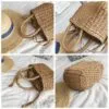 Handgeflochtener Rattan Handtasche Handgeflochtener Rattan Handtasche