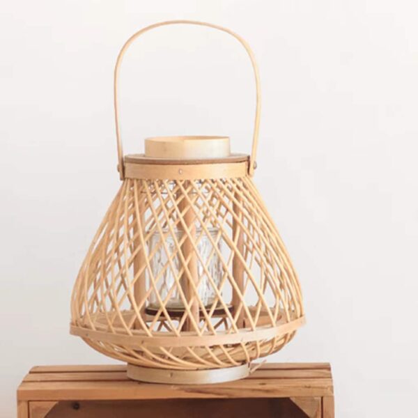 Handgeflochtener Rattan-Lampenschirm