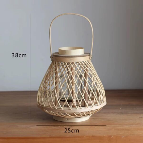 Handgeflochtener Rattan-Lampenschirm