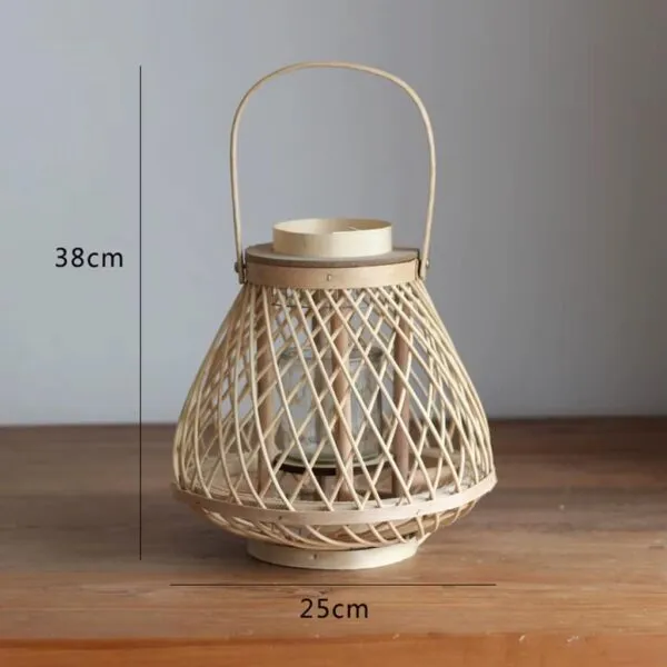 Handgeflochtener Rattan-Lampenschirm Handgeflochtener Rattan-Lampenschirm