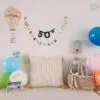 Handgeflochtener Rattan-Luftballon fürs Babyzimmer Handgeflochtener Rattan-Luftballon fürs Babyzimmer