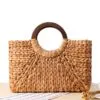 Handgeflochtener Rattan Strandkorb für Damen Handgeflochtener Rattan Strandkorb für Damen
