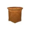 Handgeflochtener Retro-Korb aus Rattan Handgeflochtener Retro-Korb aus Rattan