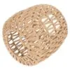Handgewebter Lampenschirm aus Rattan