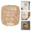 Handgewebter Lampenschirm aus Rattan