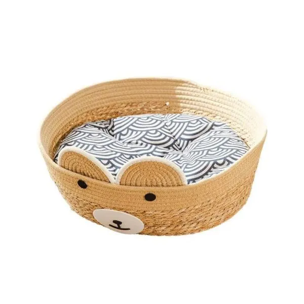 Hundekorb aus Weide im Hundedesign Hundekorb aus Weide im Hundedesign