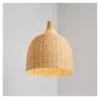Japanische Hängelampe aus Rattan