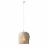 Japanische Pendelleuchte aus Rattan mit LED