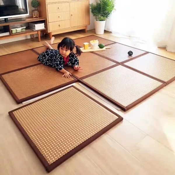 Japanischer Faltbarer Rattan-Teppich Japanischer Faltbarer Rattan-Teppich