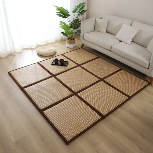 Japanischer Faltbarer Rattan-Teppich Japanischer Faltbarer Rattan-Teppich