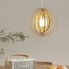 Japanischer LED-Deckenleuchter mit drehbarem Holzdesign Japanischer LED-Deckenleuchter mit drehbarem Holzdesign