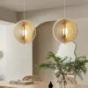 Japanischer LED-Deckenleuchter mit drehbarem Holzdesign Japanischer LED-Deckenleuchter mit drehbarem Holzdesign