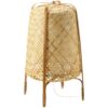 Japanischer LED-Stehleuchten-Set im Rattan-Look