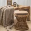 Japanischer Rattanhocker Japanischer Rattanhocker
