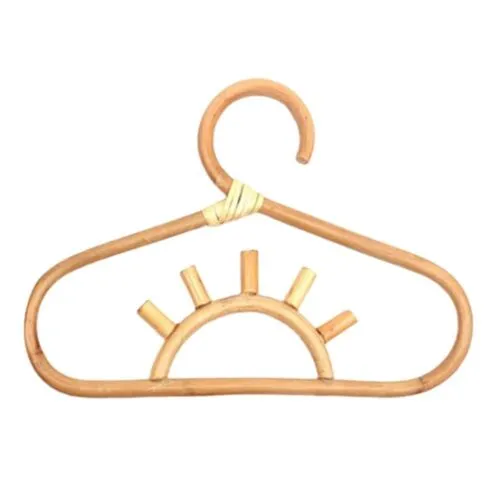 Kinderkleiderhaken Sonne aus Rattan Kinderkleiderhaken Sonne aus Rattan