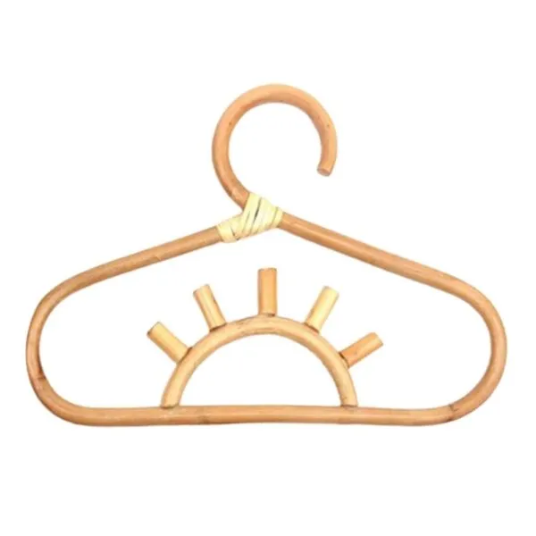 Kinderkleiderhaken Sonne aus Rattan Kinderkleiderhaken Sonne aus Rattan